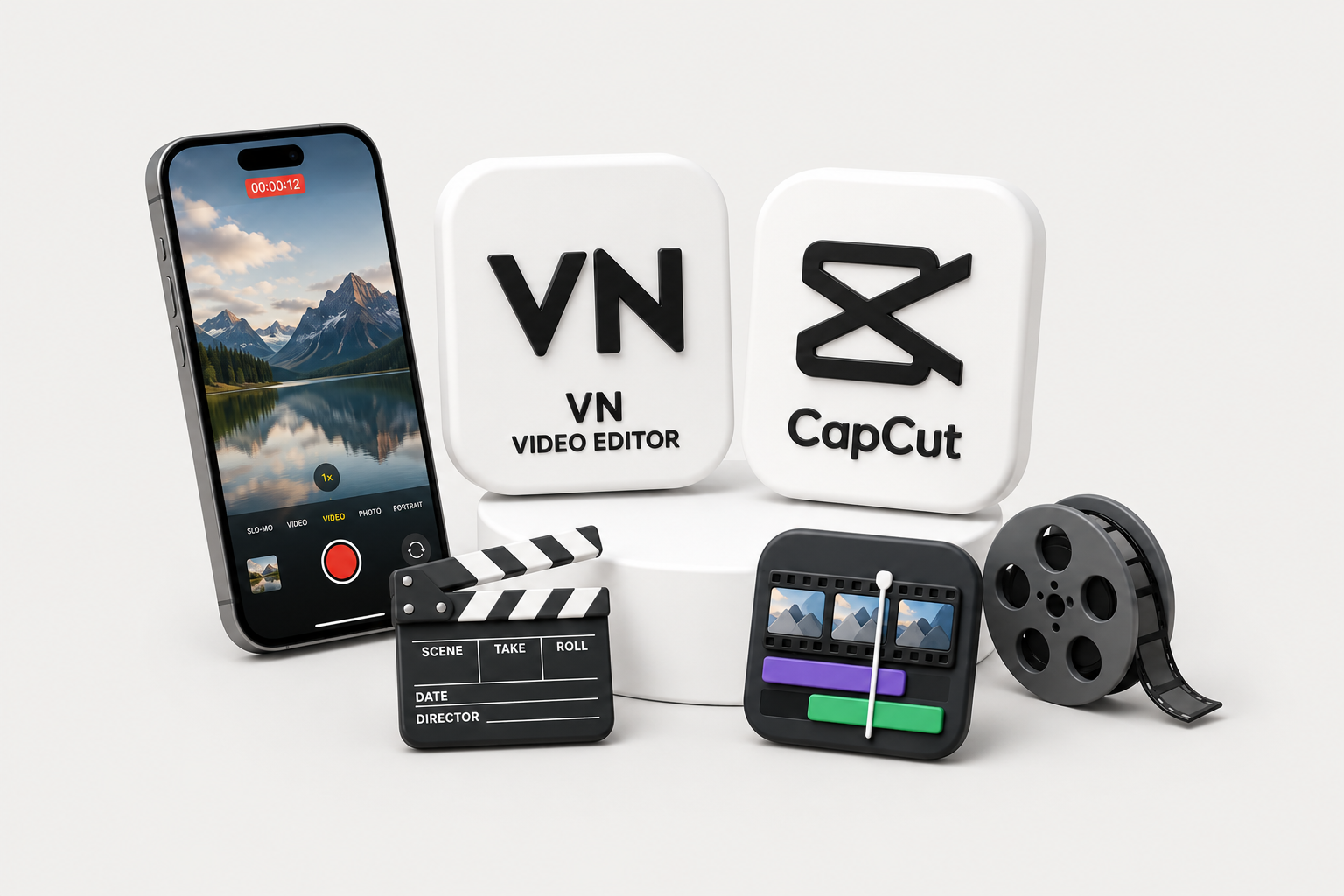 Videography and video editing icon