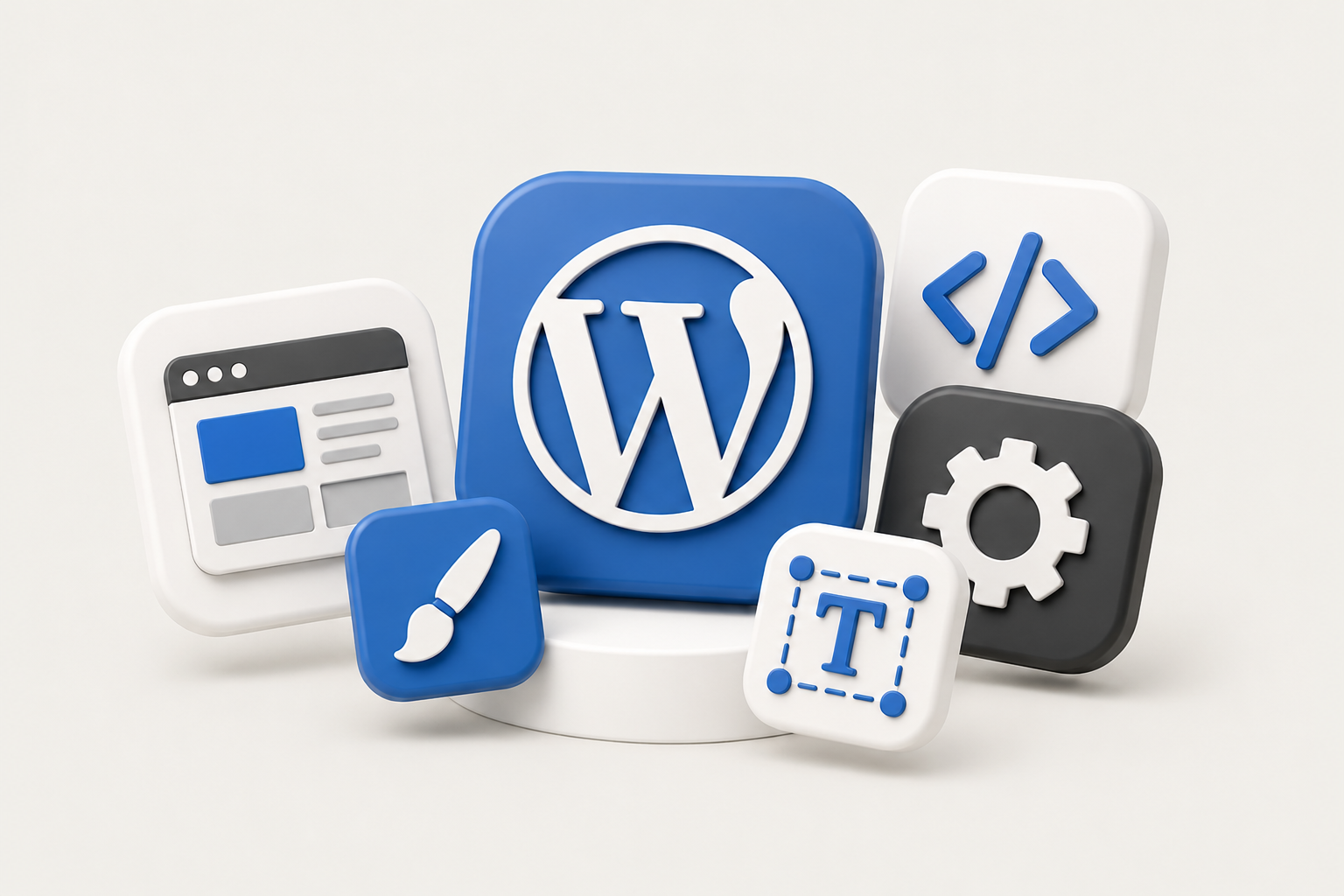 WordPress web design icon